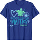 He Leads Me Beside Still Waters, Psalm 23 Sea Life T-Shirt - T-Shirt | Royal