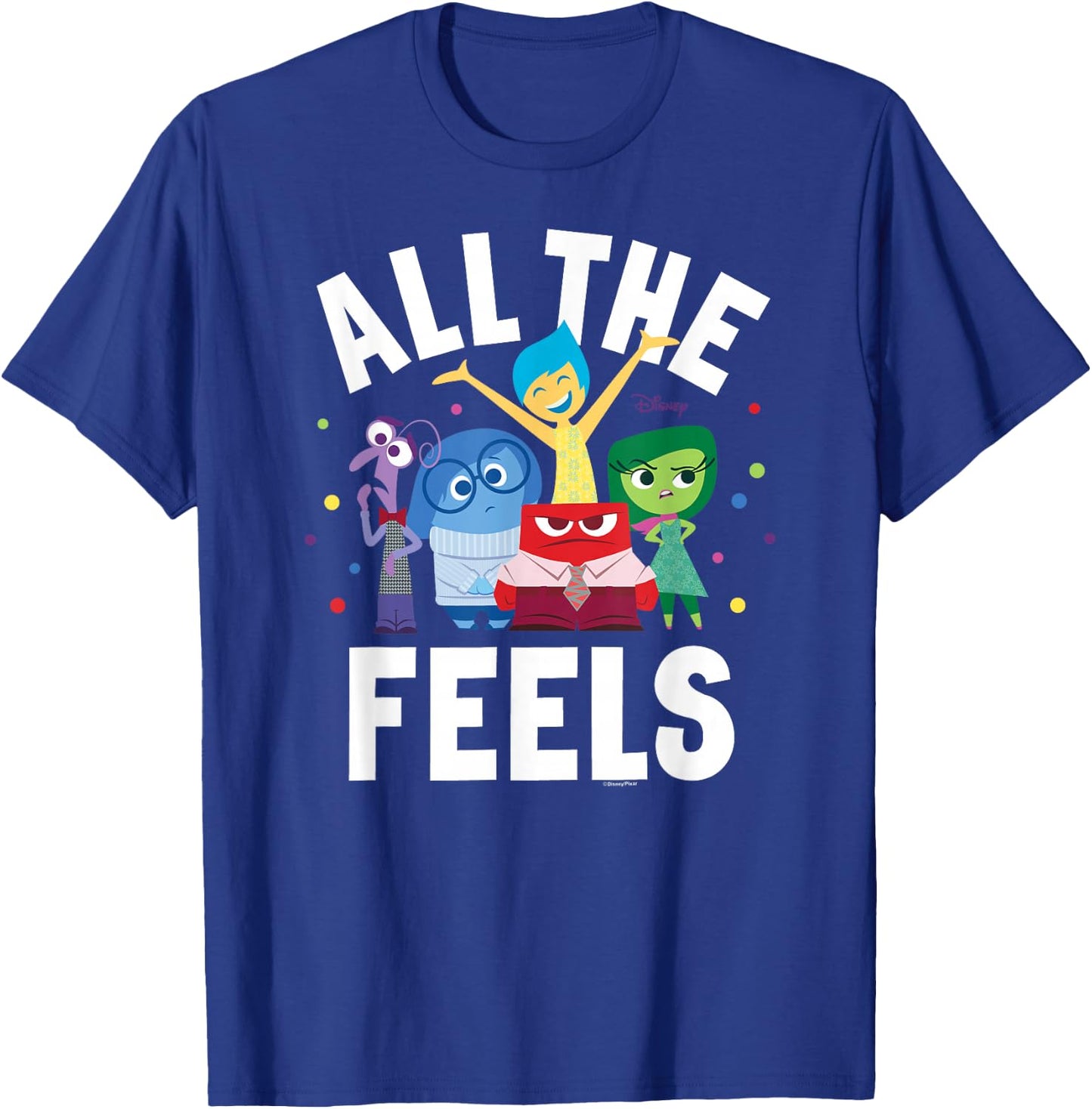 Inside Out - All The Feels T-Shirt - T-Shirt | Royal