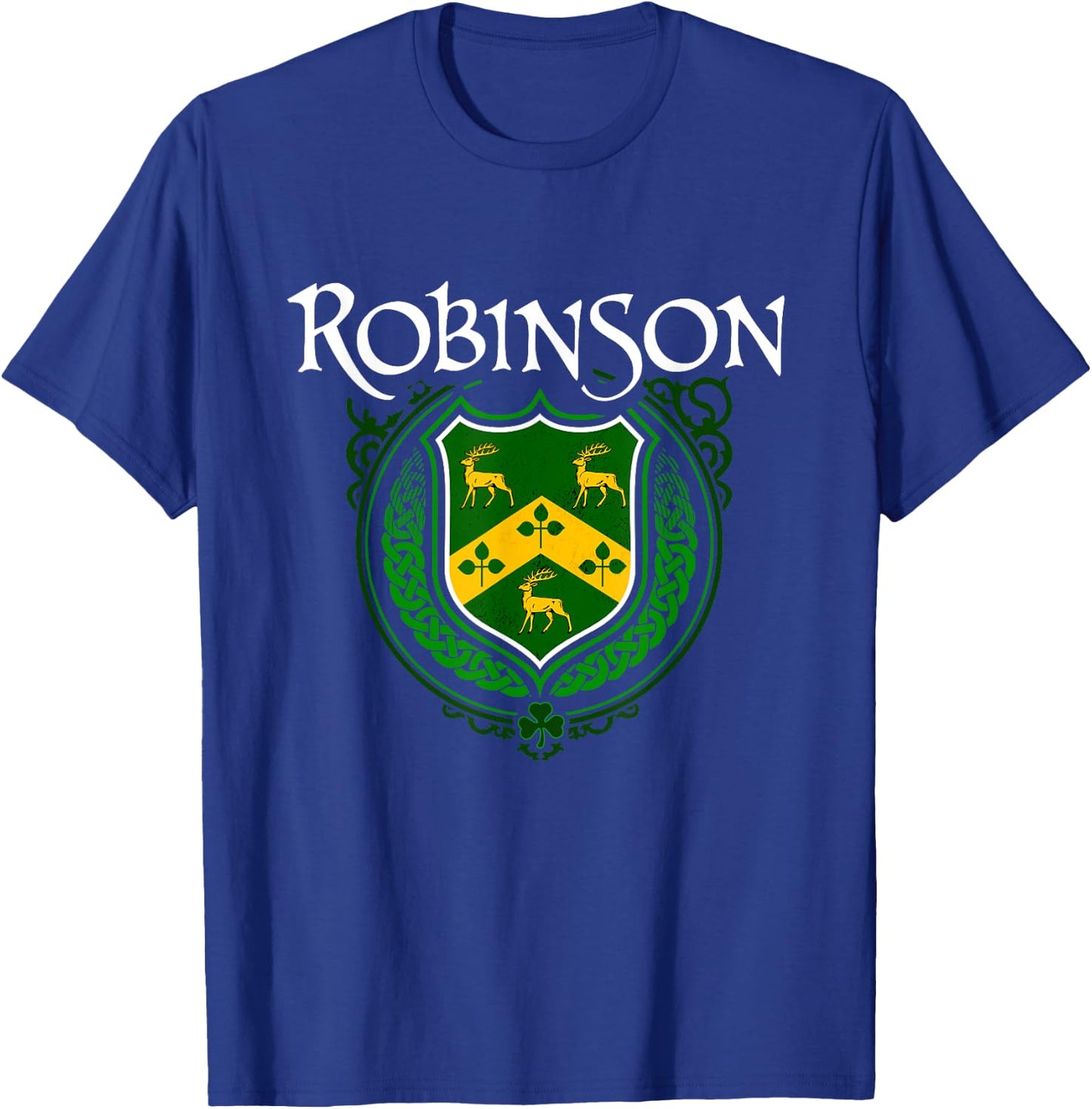 Robinson Surname Irish Clan Tartan Badge Ireland T-Shirt - T-Shirt | Royal