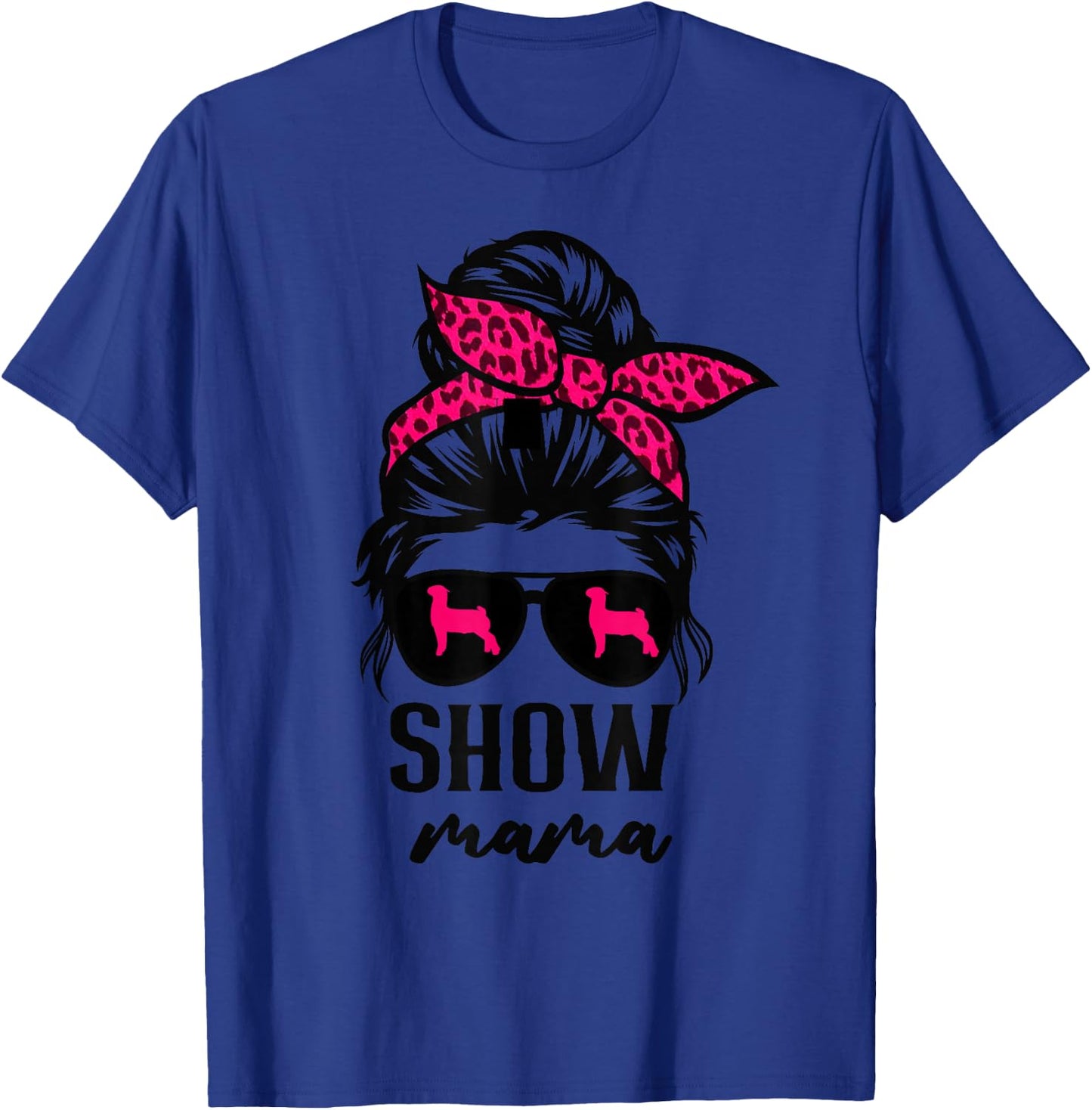 goat show mom goat Boer show mama T-Shirt - T-Shirt | Royal
