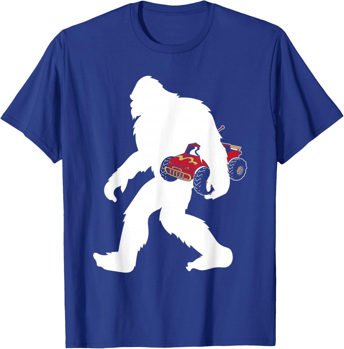 RC Car Enthusiast Remote Control Yetti Sasquatch Big Foot T-Shirt - T-Shirt | Royal