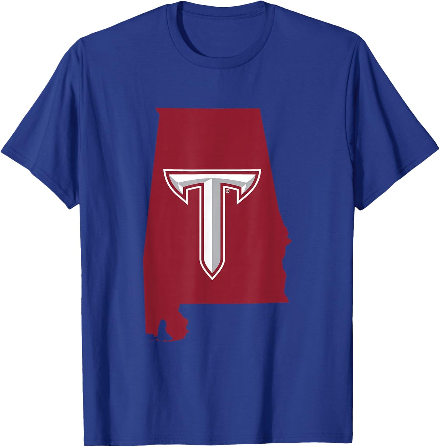 Troy University Trojans | Official NCAA Merch | PPTROY05 T-Shirt - T-Shirt | Royal