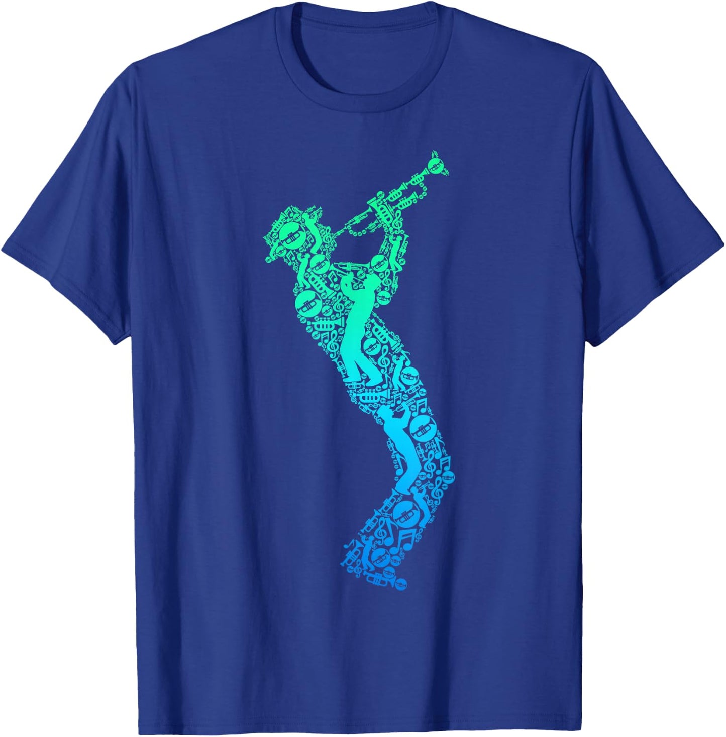 Trumpet Trumpeter Children's Men's Trumpets T-Shirt - T-Shirt | Royal
