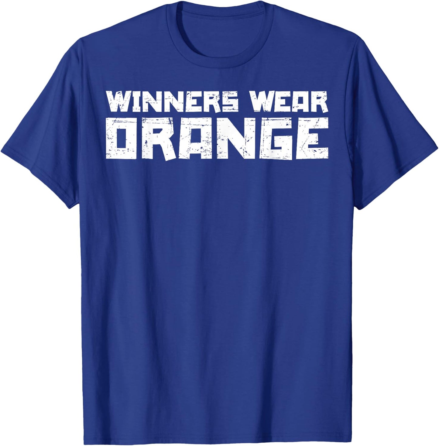 Team Sports Winners Wear Orange T-Shirt - T-Shirt | Royal