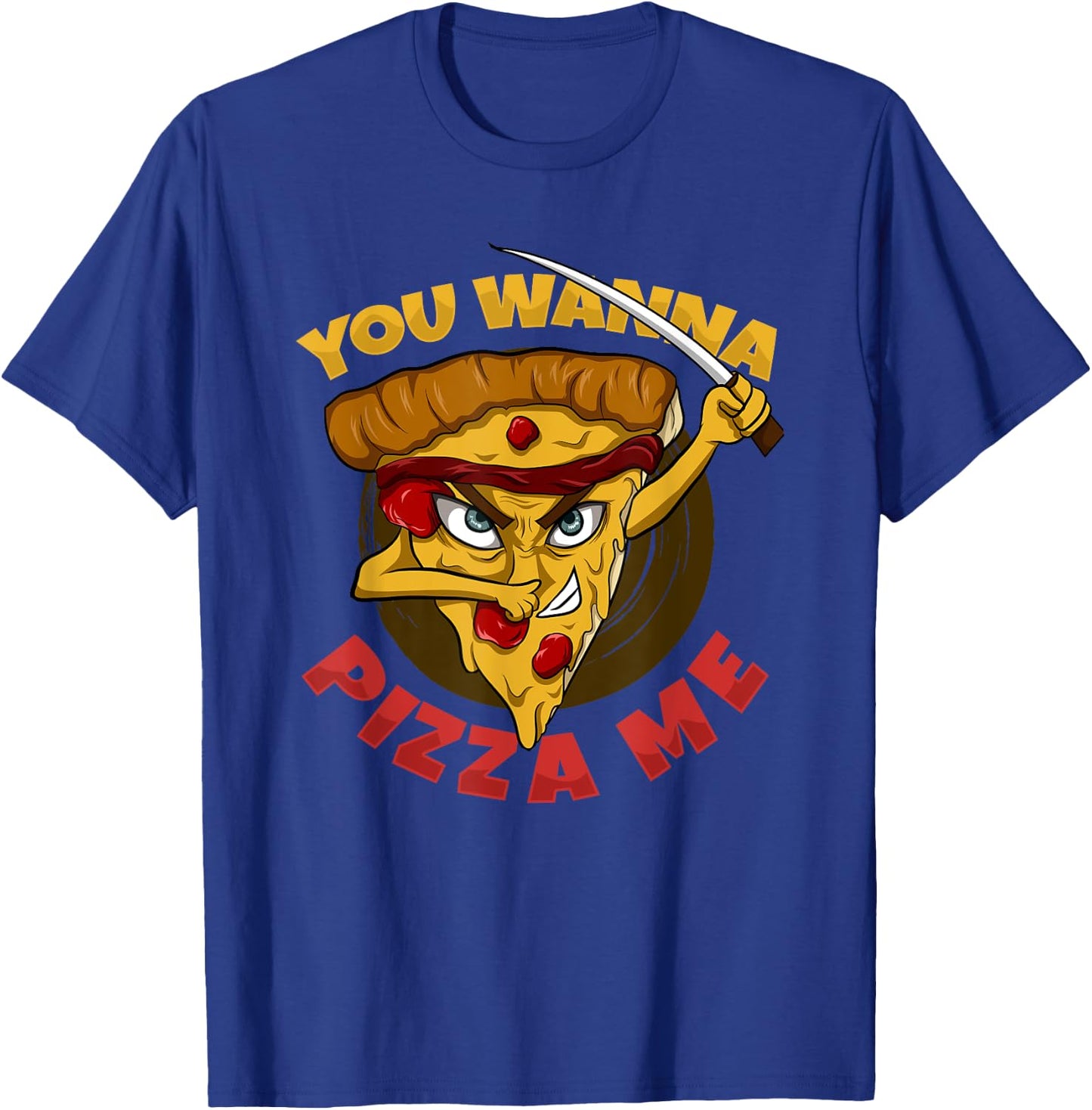 You Wanna Pizza Me Funny Ninja Kids Italian Food T-Shirt - T-Shirt | Royal