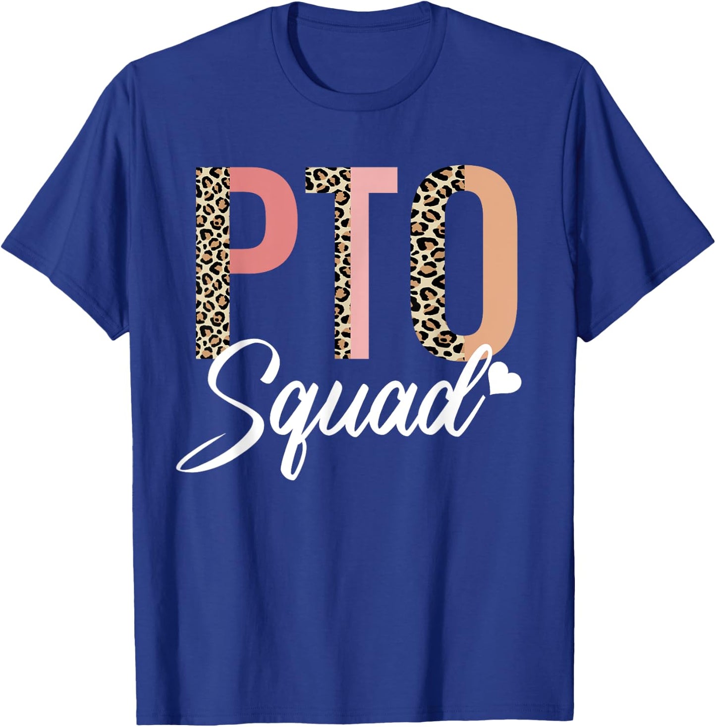 PTO Squad Heart Symbol for School Volunteer Teacher Parent Women T-Shirt - T-Shirt | Royal