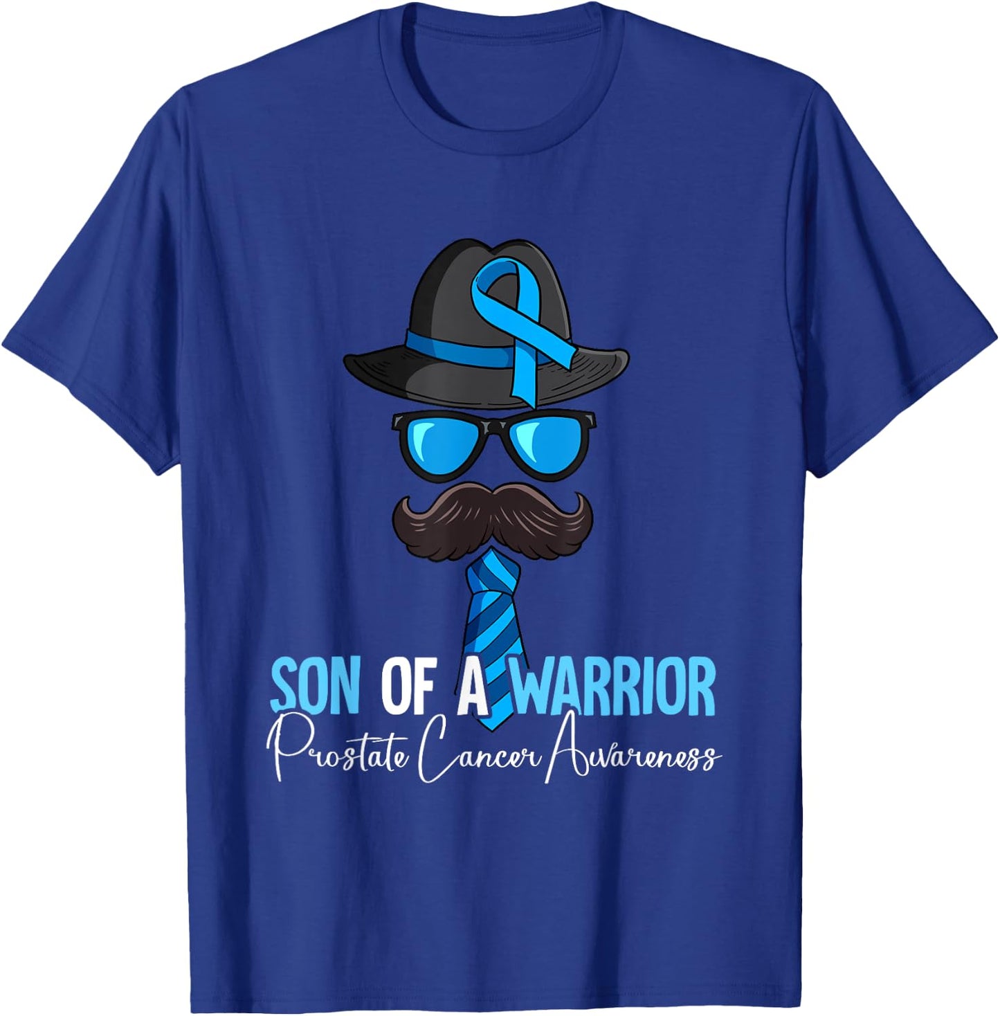Son Of A Warrior Prostate Cancer Awareness T-Shirt - T-Shirt | Royal