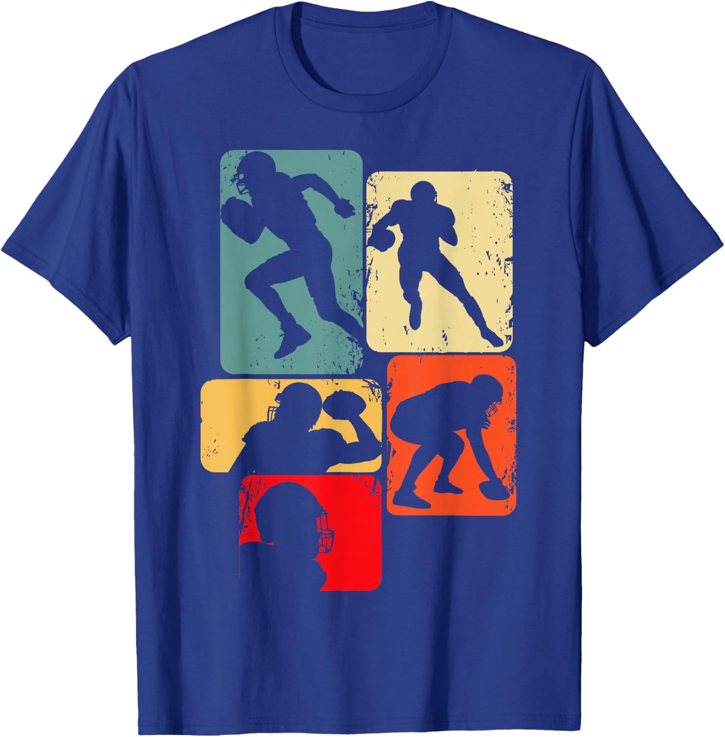 Football American Football Kids Boys T-Shirt - T-Shirt | Royal