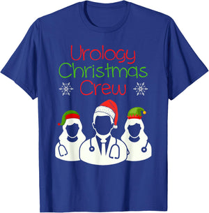 Urology Christmas Crew Urologist Student Nurse T-Shirt - T-Shirt | Royal