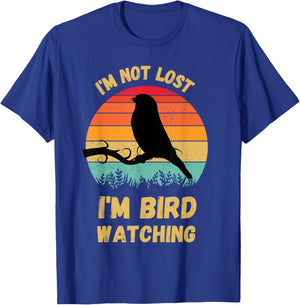 Cool Bird Watching Design Women Bird Watcher Birder T-Shirt - T-Shirt | Royal
