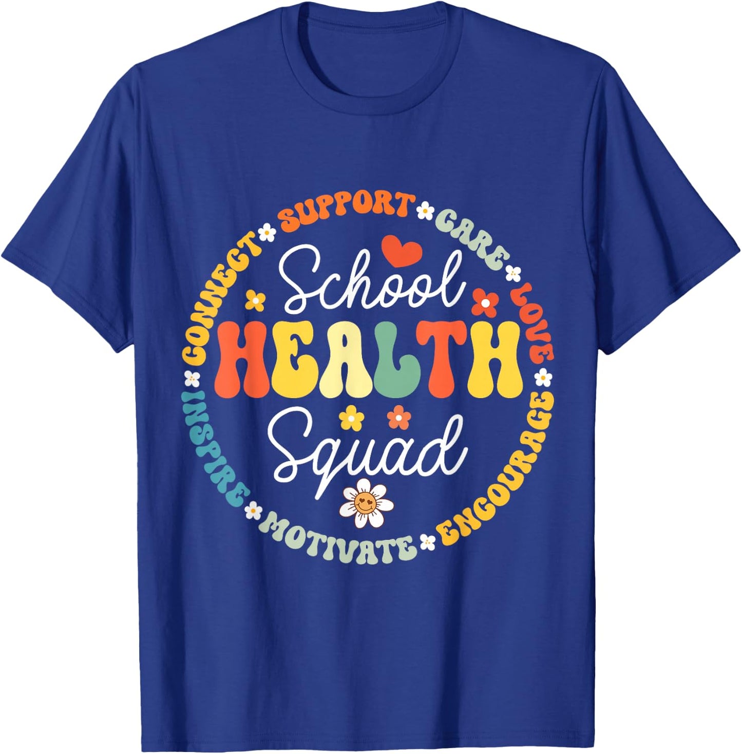 School Health Squad Funny Back To School Nurse Squad T-Shirt - T-Shirt | Royal