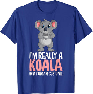 Koala Costume Koala Bear Girls Kids T-Shirt - T-Shirt | Royal