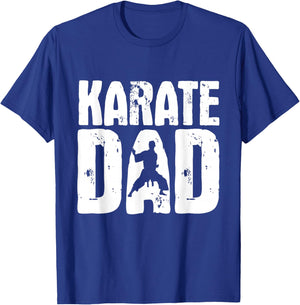 Karate Dad - Martial Arts Coach Karateka Taekwondo Trainer T-Shirt - T-Shirt | Royal