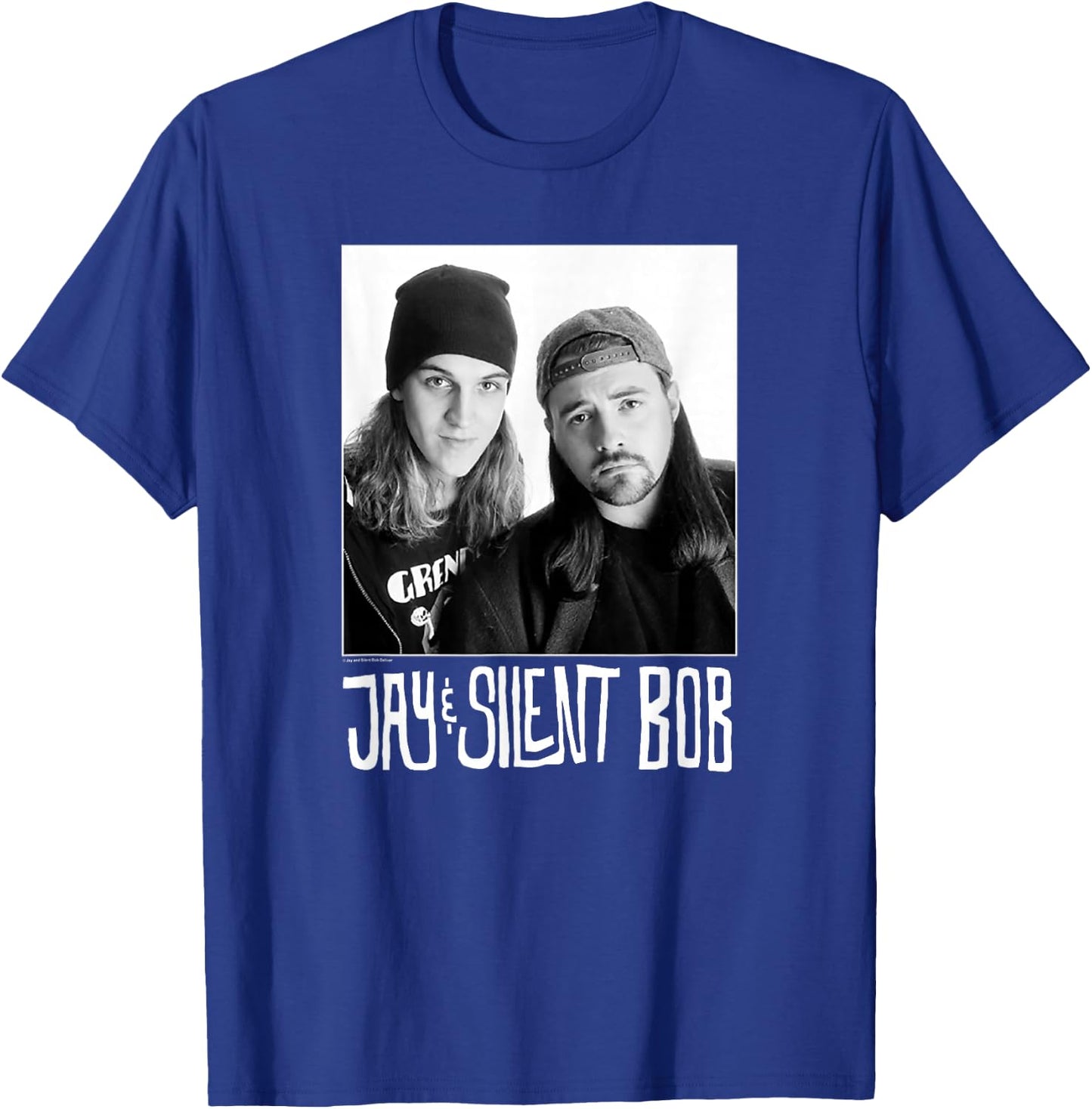 Jay and Silent Bob Photograph T-Shirt - T-Shirt | Royal