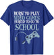 Gamer Born Play Video Game Fun Gaming Men Boys Kids Youth T-Shirt - T-Shirt | Royal