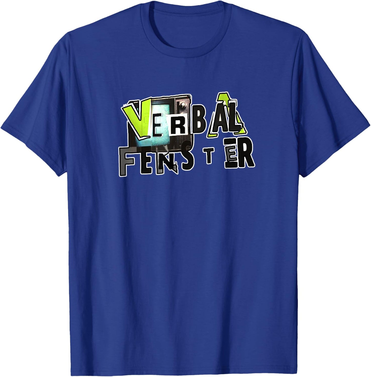 Verbal Fenster T-Shirt - T-Shirt | Royal