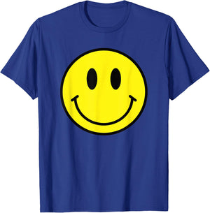 Yellow Smile Face Shirt Cute Happy Peace Smiling Face Kids T-Shirt - T-Shirt | Royal