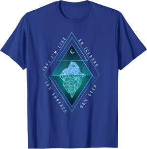 INFJ Pride - INFJ I'm Like An Iceburg 10% Surface 90% Deep T-Shirt - T-Shirt | Royal