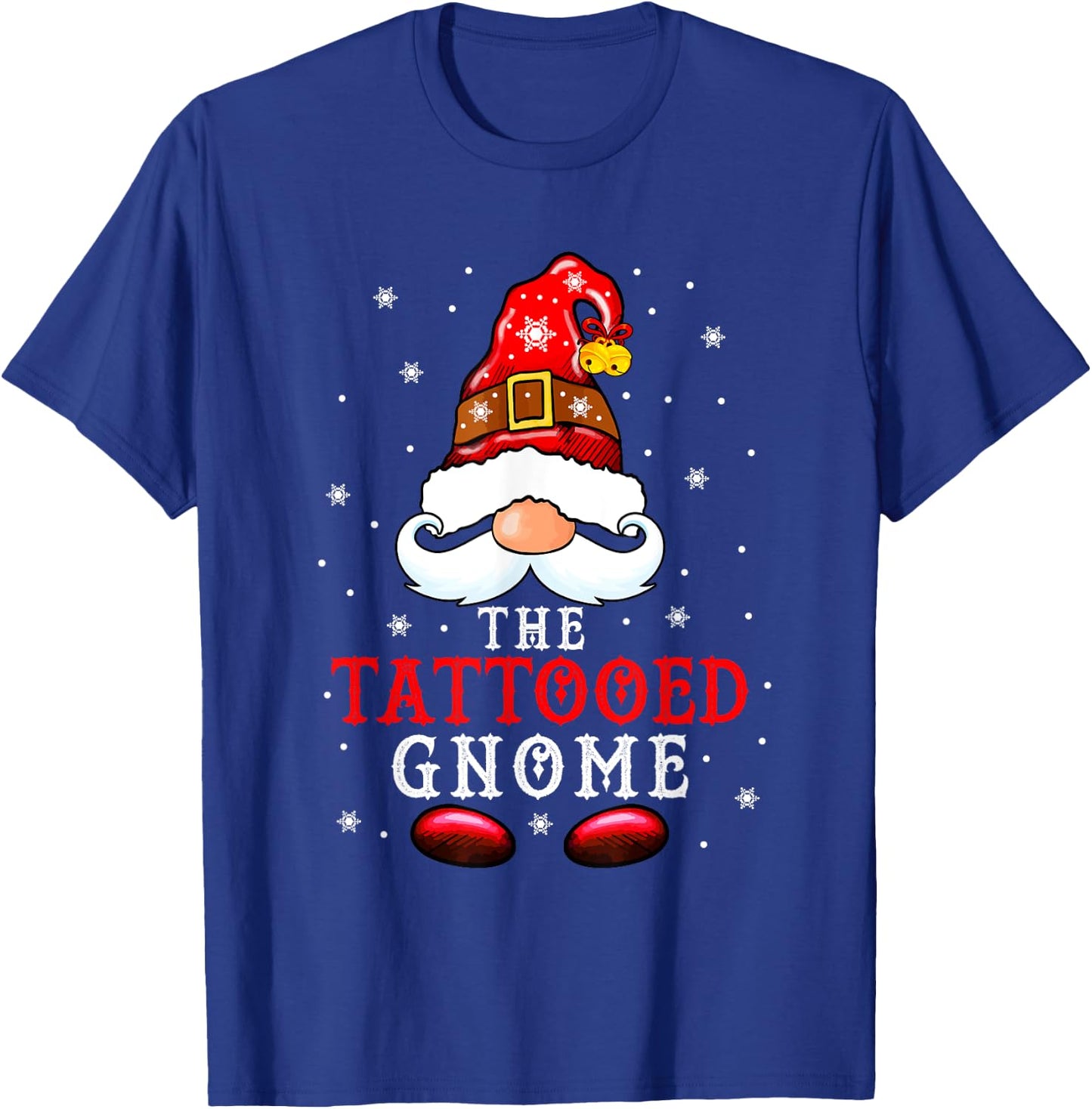 The Tattooed Gnome Costume Christmas Tattoo Lover Family T-Shirt - T-Shirt | Royal