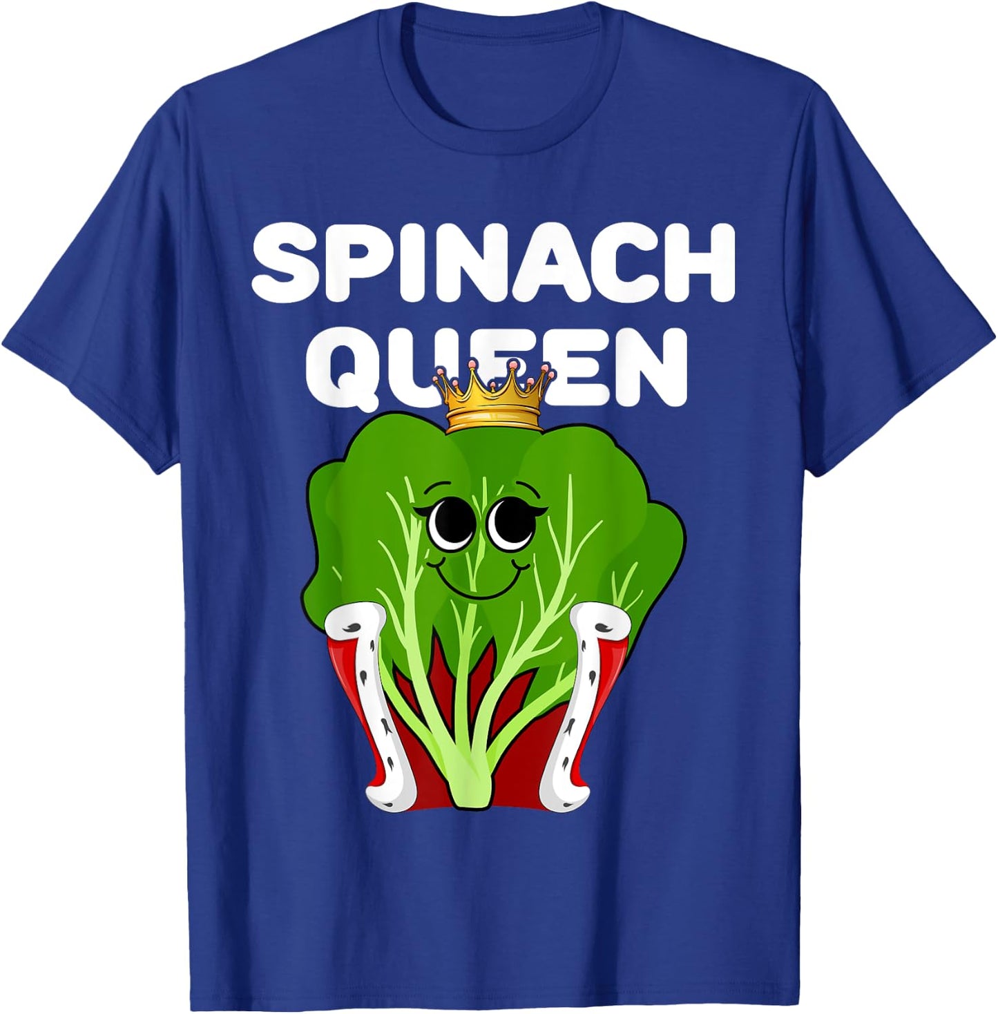 Spinach Queen | Spinach | Girls Spinach T-Shirt - T-Shirt | Royal