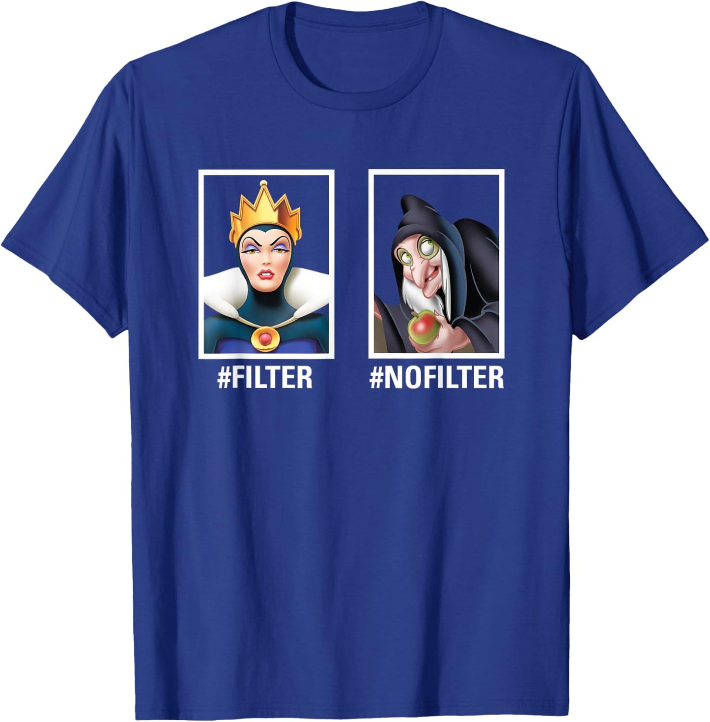 Disney Villains Evil Queen #Filter #Nofilter Funny Meme Small T-Shirt - T-Shirt | Royal