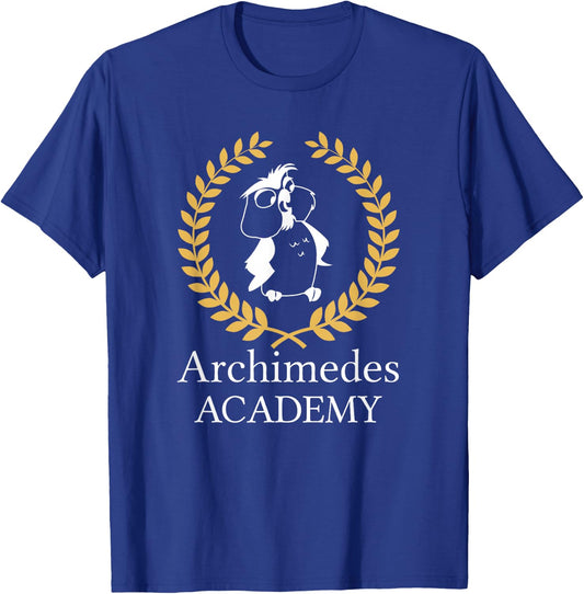 Archimedes Owl Academy the Best Graduation Gifts T-Shirt - T-Shirt | Royal