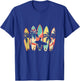 Vintage Surfer Surfing Beach Surf Surfboard Women T-Shirt - T-Shirt | Royal