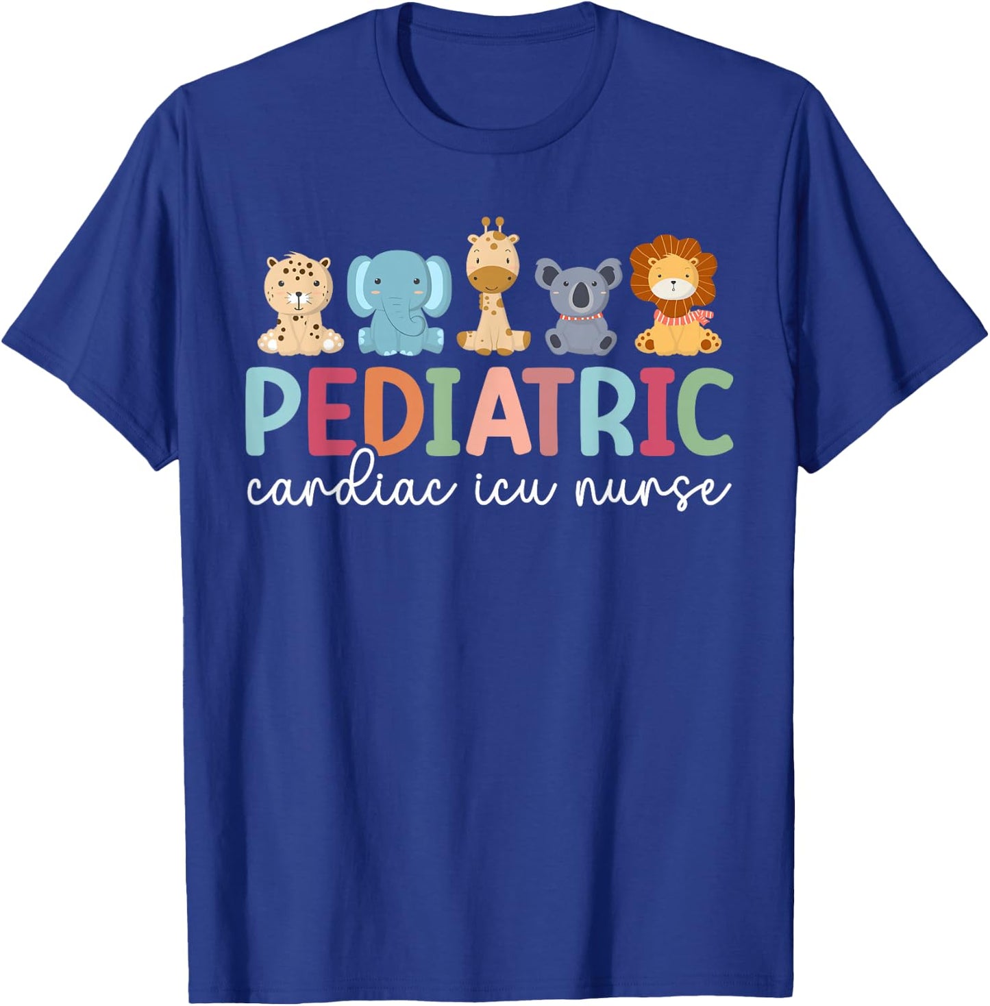 PCICU Nurse Pediatric Cardiac Intensive Care Unit T-Shirt - T-Shirt | Royal