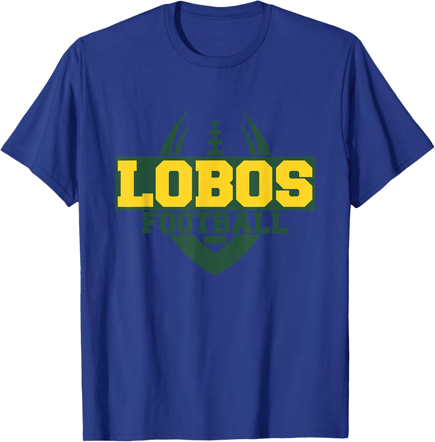 Longview Lobos Football T-Shirt - T-Shirt | Royal