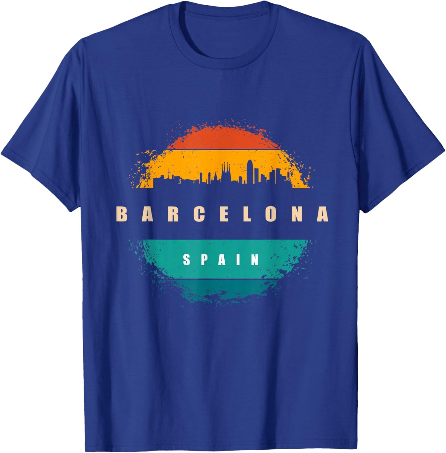 City of Barcelona Spain T-Shirt - T-Shirt | Royal
