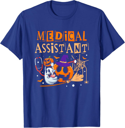 Scary Halloween One Spooky Medical Assistant Halloween T-Shirt - T-Shirt | Royal