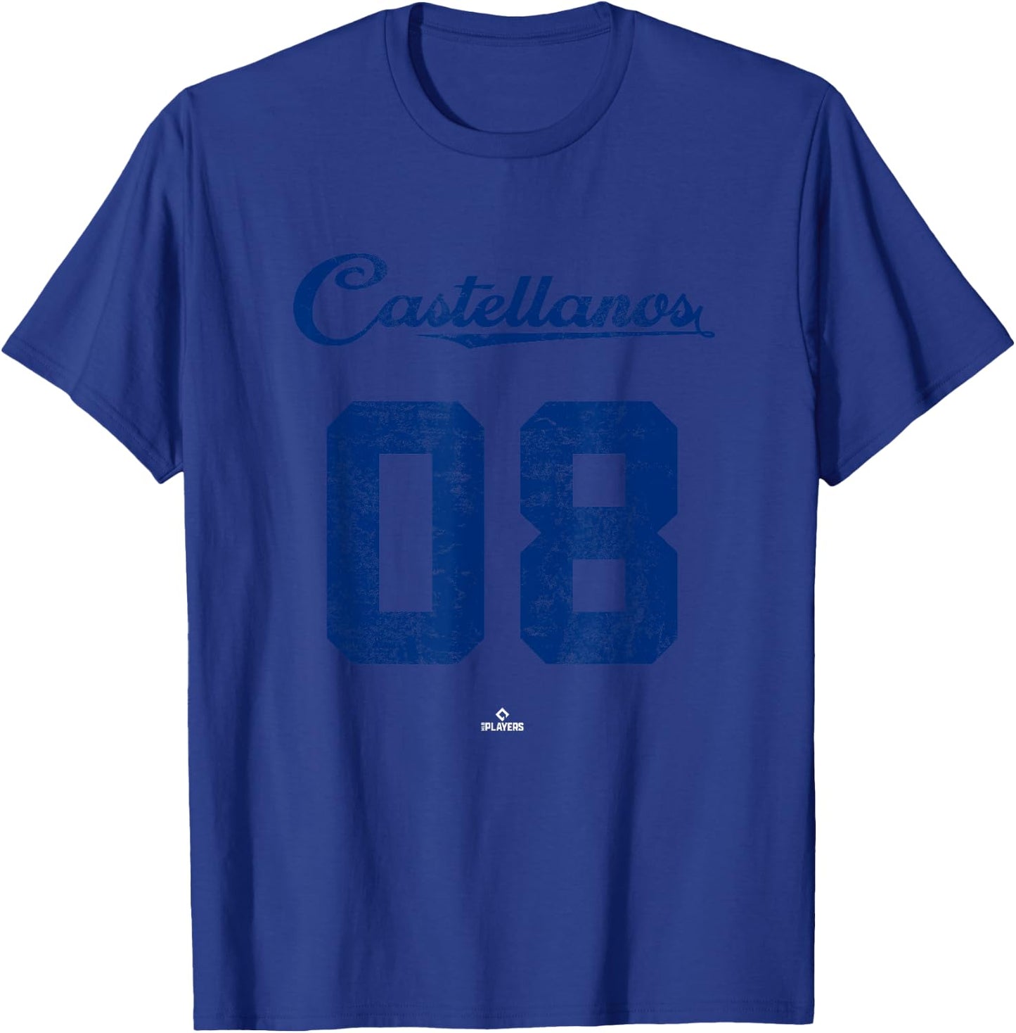Nick Castellanos 08 Nick Castellanos Philadelphia MLBPA T-Shirt - T-Shirt | Royal