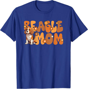 Beagle Groovy World's Best Beagle Mom T-Shirt - T-Shirt | Royal