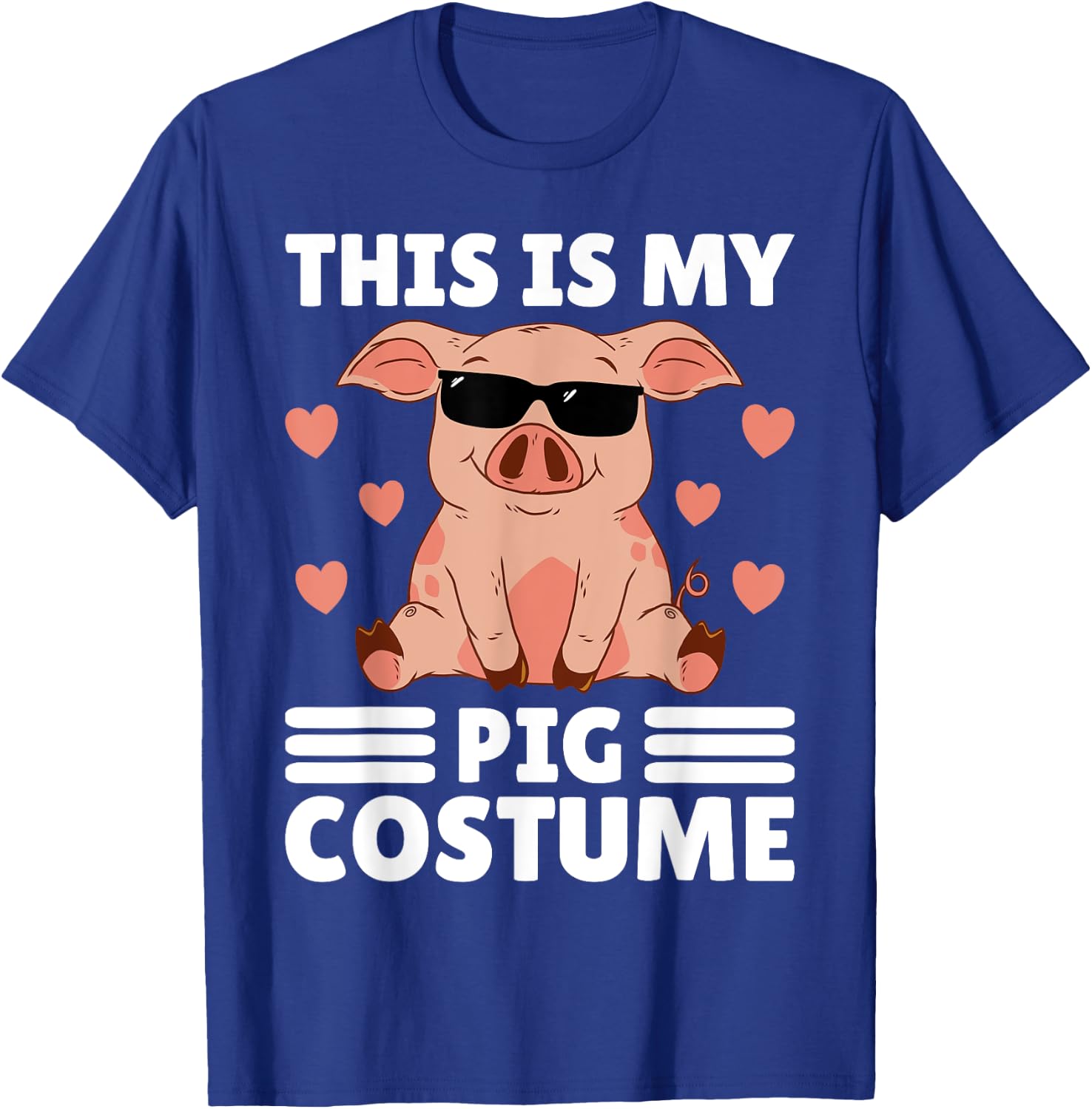 This Is My My Pig Costume Men Pig Stuff Funny Farmer Boy Pig T-Shirt - T-Shirt | Royal