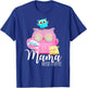 Mama Needs Coffee Night Owl 3 Children Morning Group T-Shirt - T-Shirt | Royal