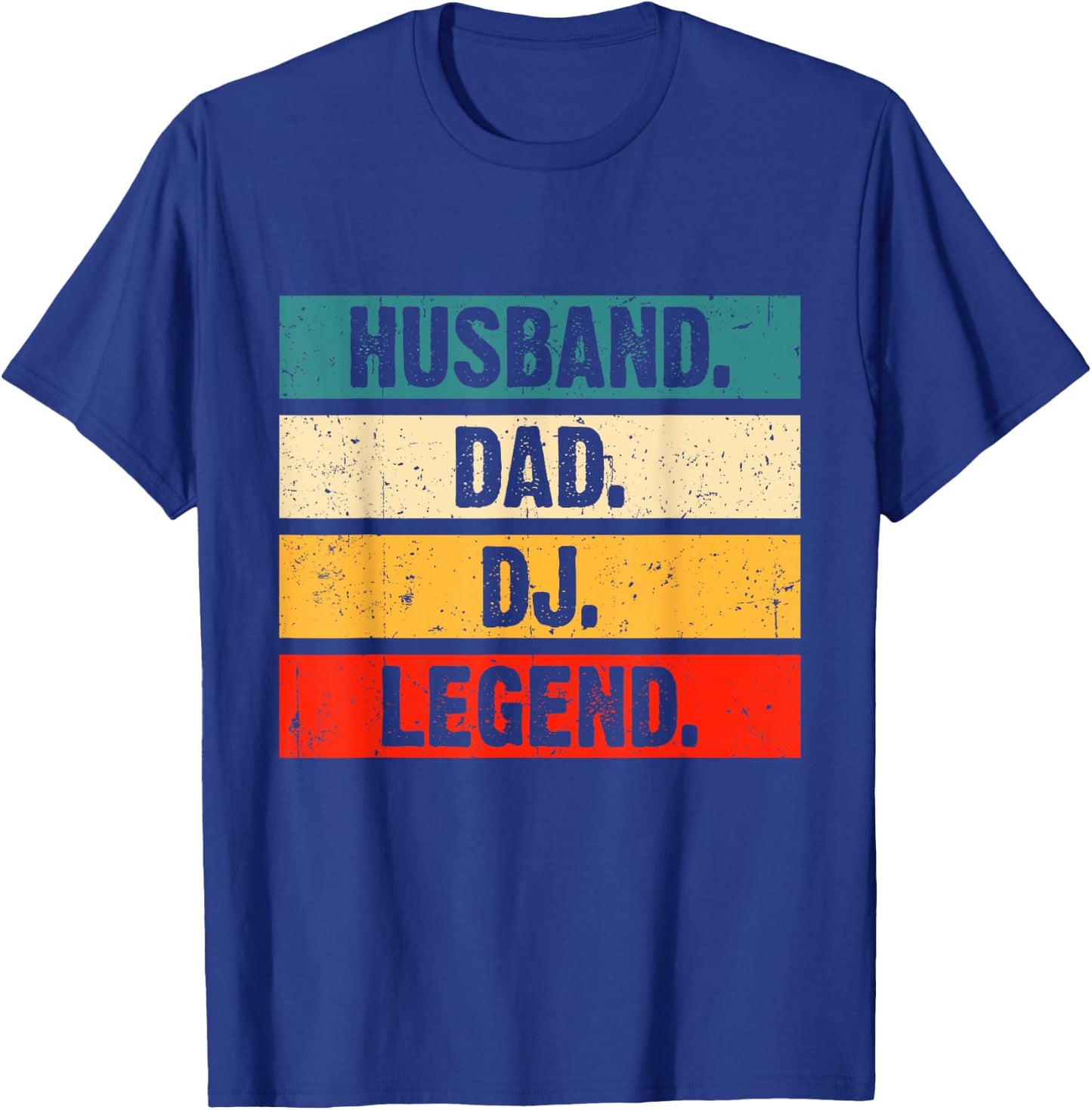 Funny Dj Disc Jockey Music Player Husband Dad Dj Legend T-Shirt - T-Shirt | Royal