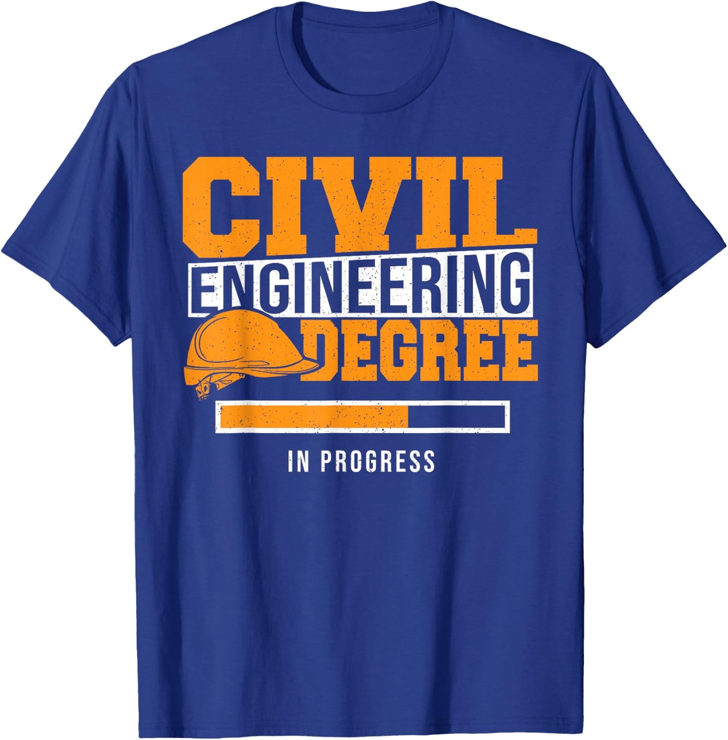 Civil Engineering Degree In Progress Cool Civil Engineer T-Shirt - T-Shirt | Royal