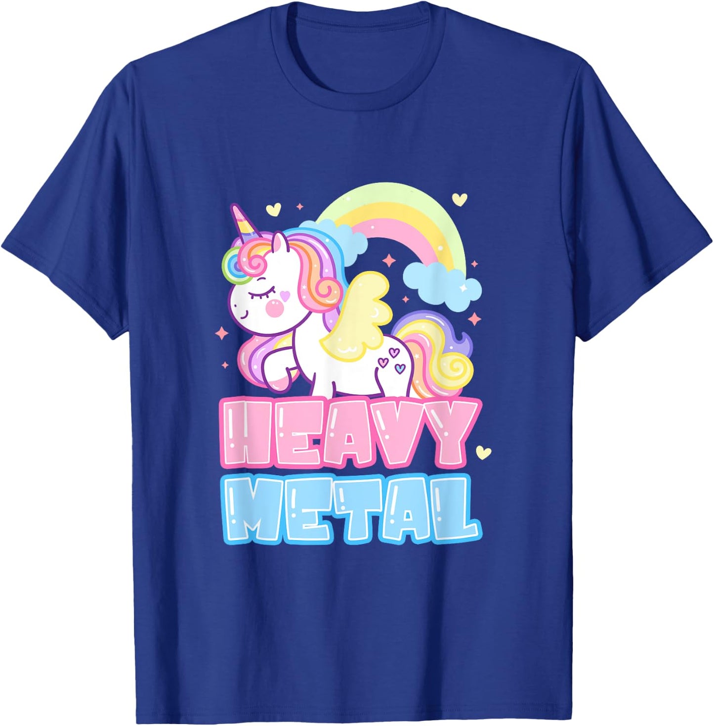 Heavy Metal Unicorn Death Metal Rock Music Punk T-Shirt - T-Shirt | Royal