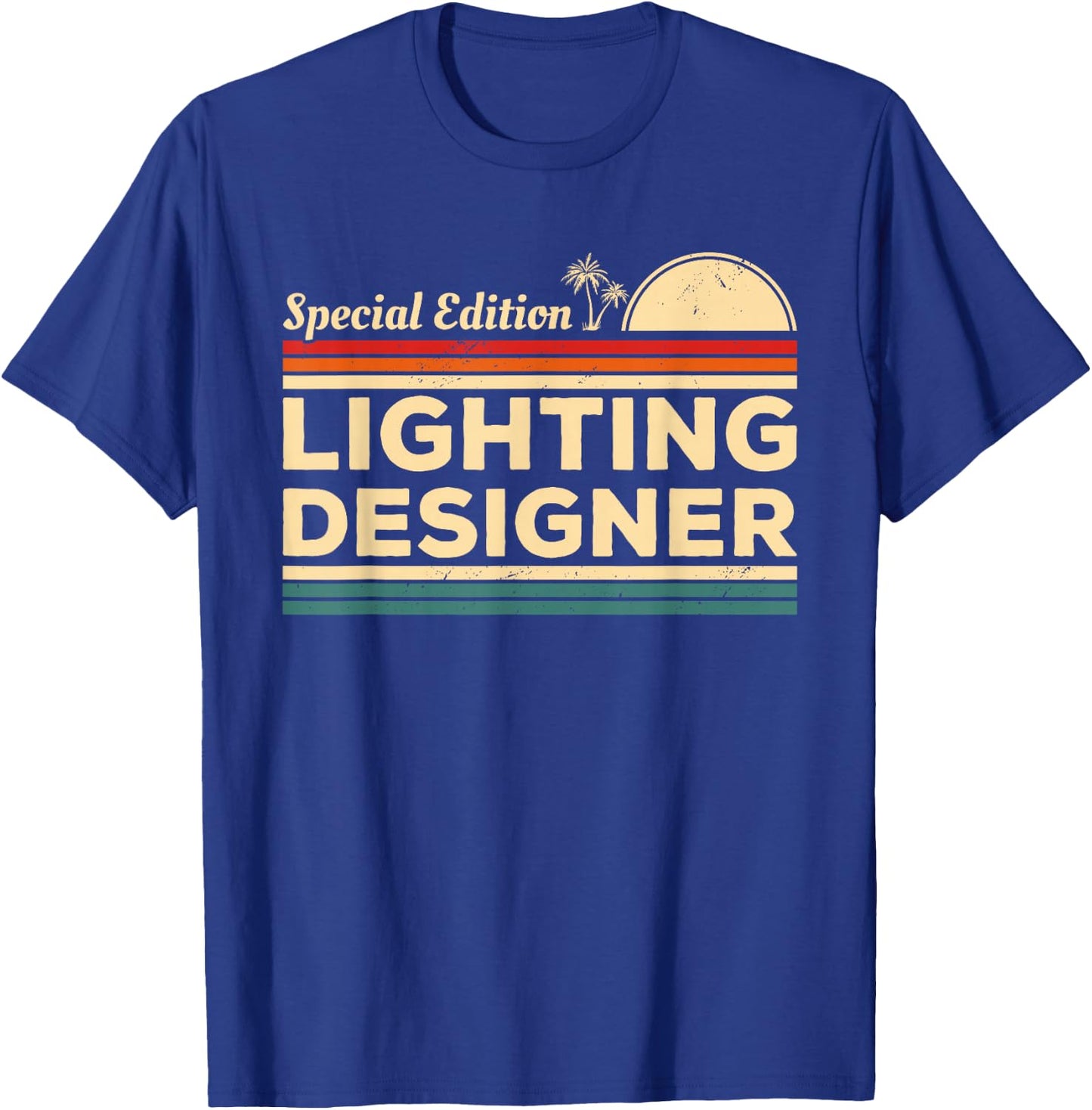 Vintage Lighting Designer T-Shirt - T-Shirt | Royal