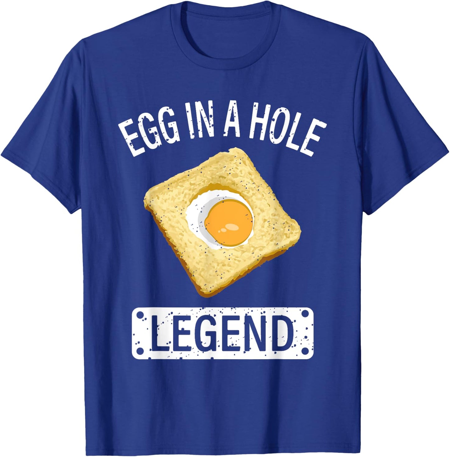 Egg In A Hole Funny Cooking Quotes T-Shirt - T-Shirt | Royal