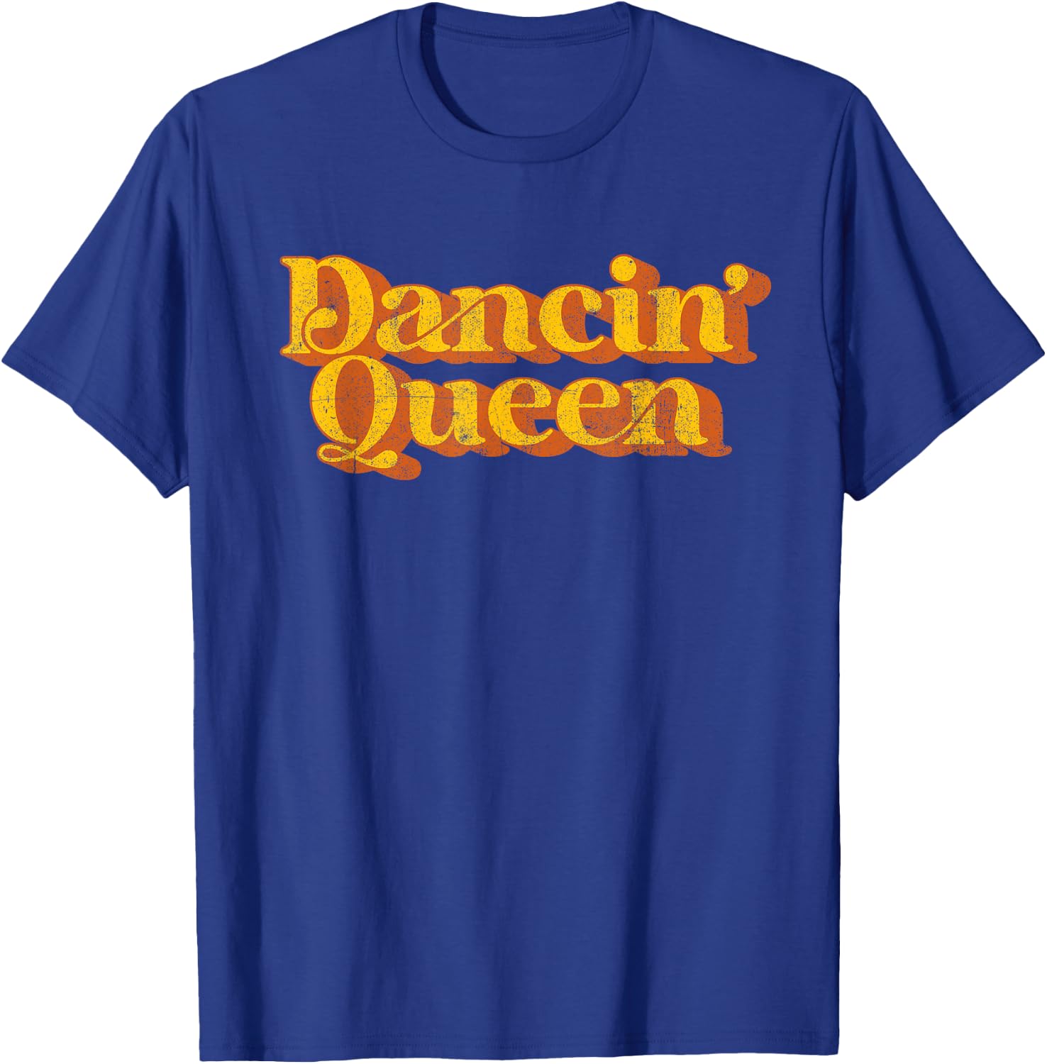 Retro Dancin Queen Funny Disco 70's Party Costume T-Shirt - T-Shirt | Royal