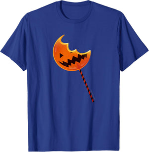 Trick ‘R Treat - Bitten Lollipop Treat T-Shirt - T-Shirt | Royal