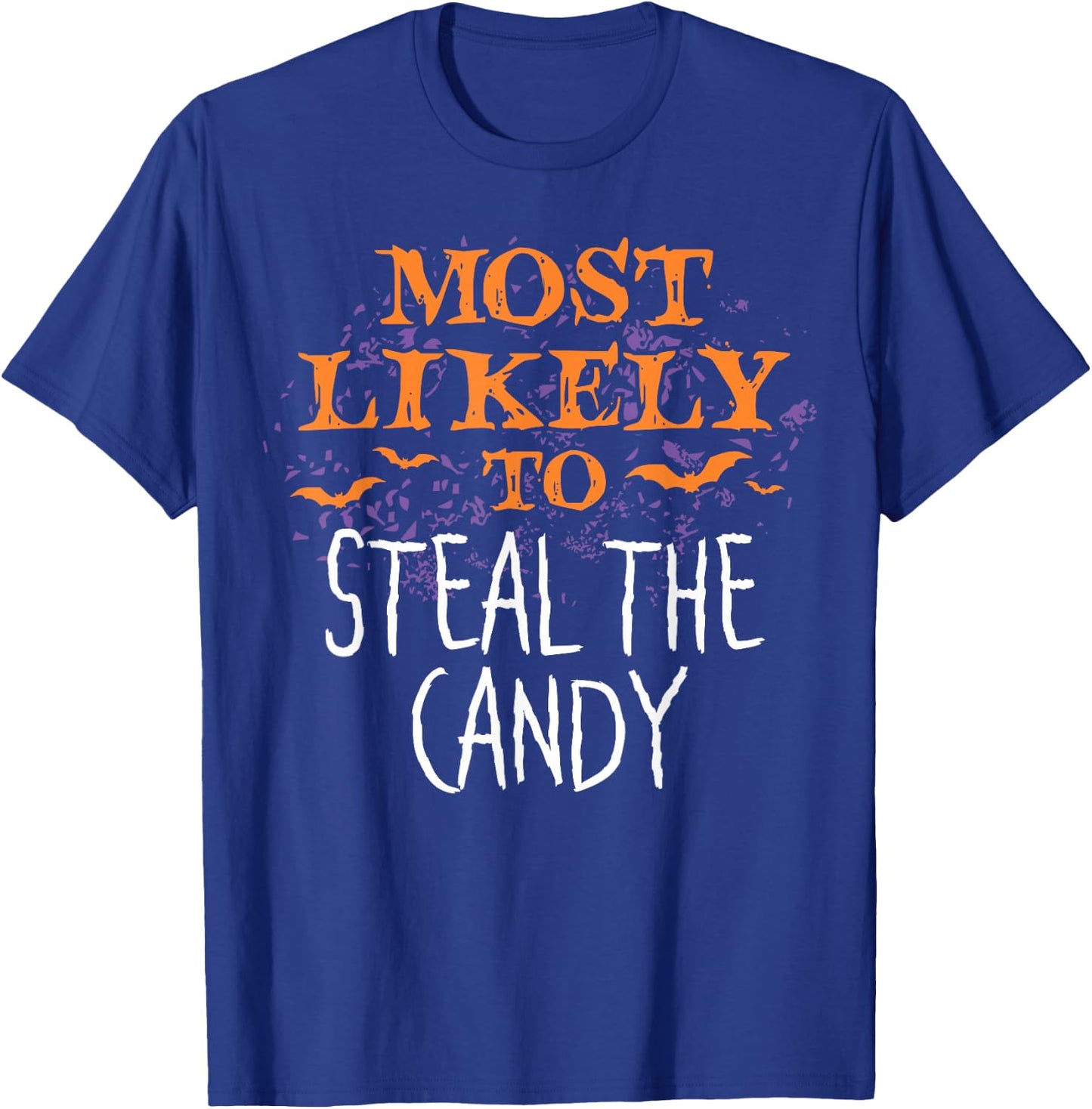 Most Likely To Halloween Steal The Candy Matching T-Shirt - T-Shirt | Royal