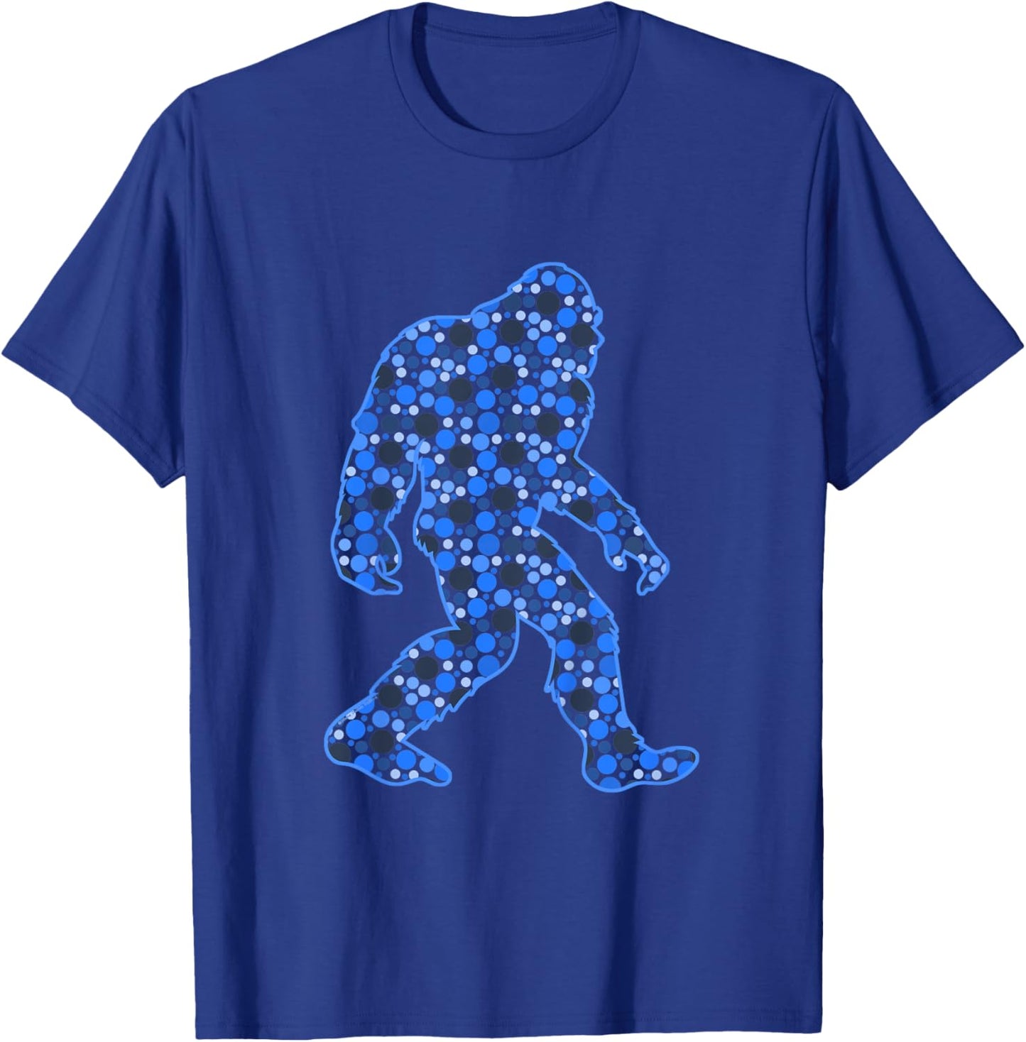 Kids Dot Day Polka Dot Bigfoot International Dot Day T-Shirt - T-Shirt | Royal