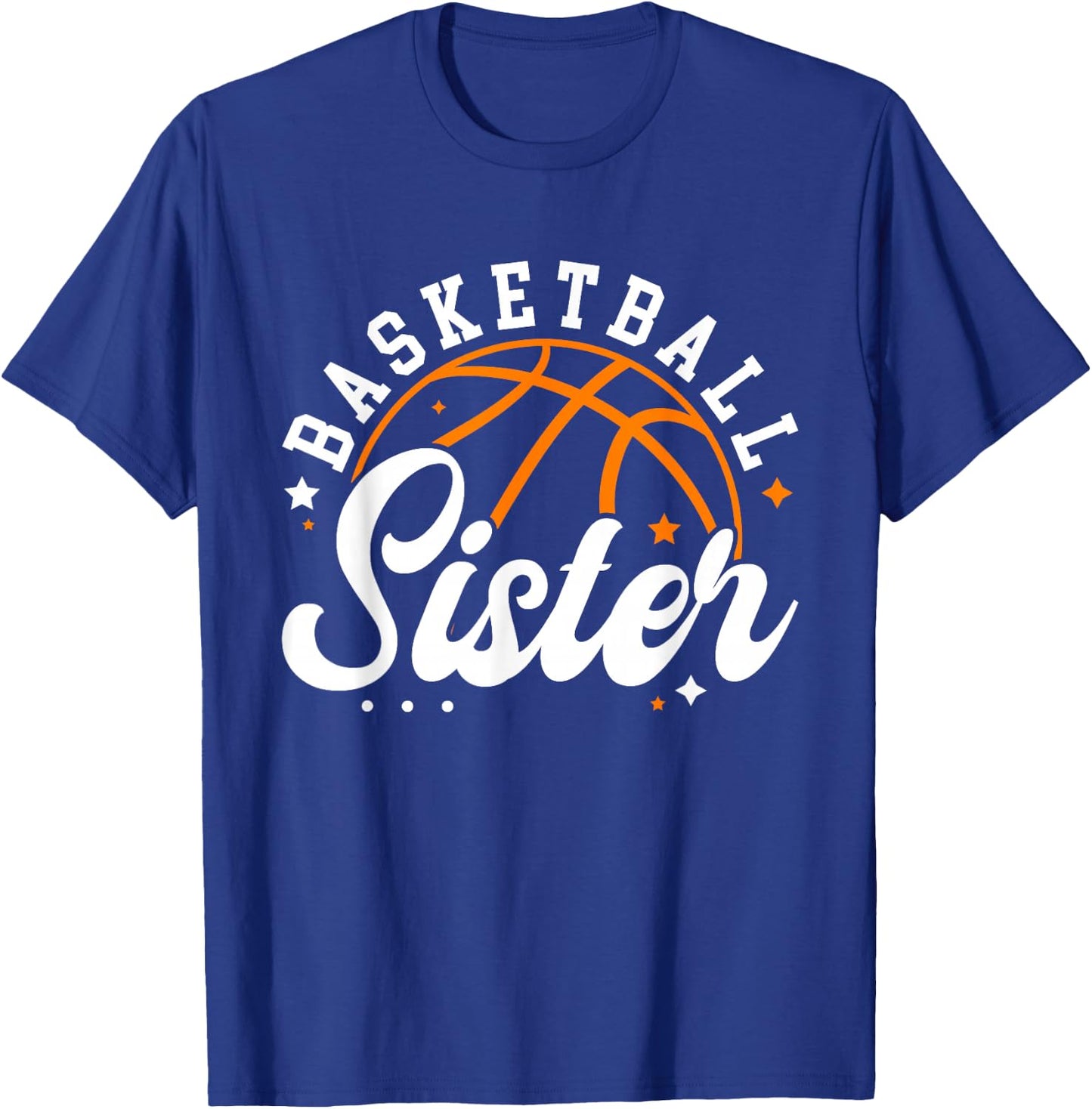 Basketball Sister Of A Basketball Player Basketball Sis T-Shirt - T-Shirt | Royal