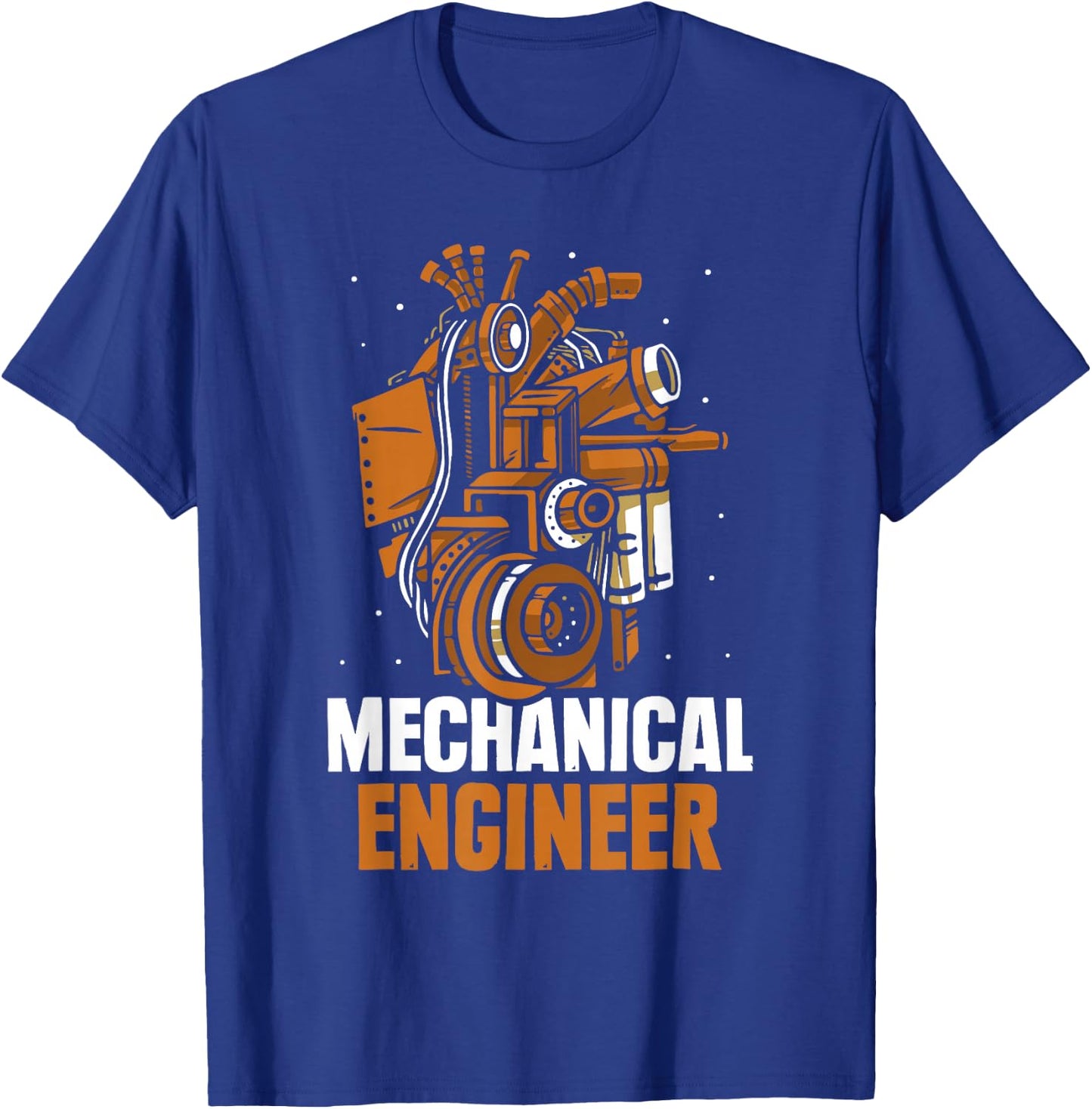 Mechanical Engineer Student Mechanical Engineering Machine Construction T-Shirt - T-Shirt | Royal