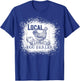 Local Egg Dealer Funny Bleached Chicken Lover Farm Farmer T-Shirt - T-Shirt | Royal