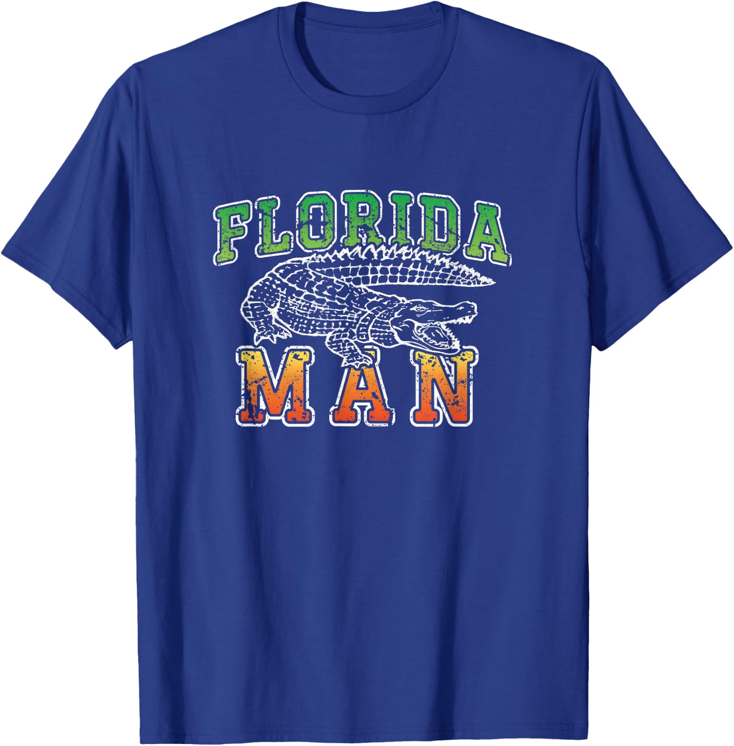 Florida Man Alligator Shirt - Funny Florida Meme T-Shirt - T-Shirt | Royal