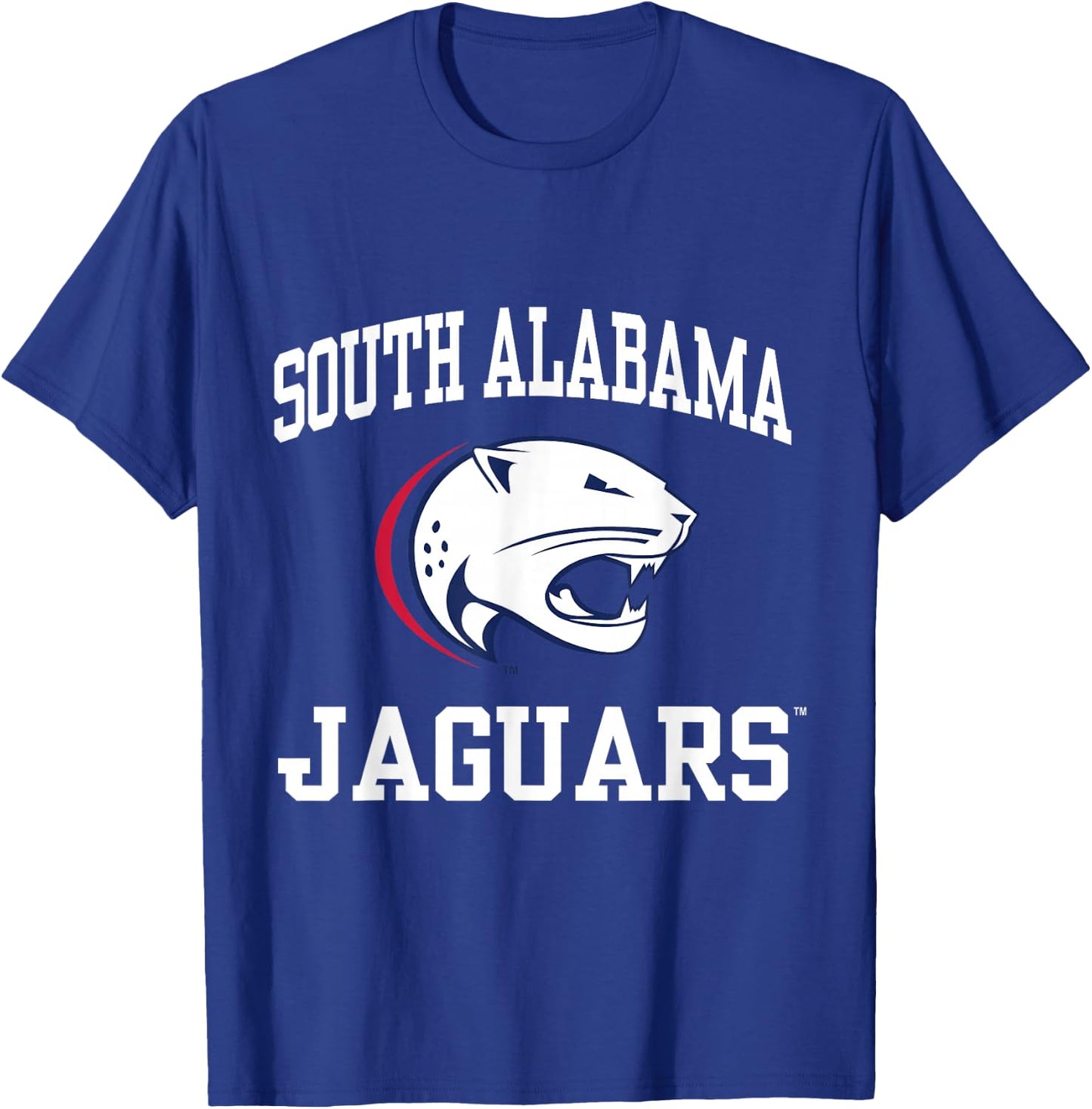 South Alabama Jaguars | Official NCAA Merch | NCAFSAL02 T-Shirt - T-Shirt | Royal