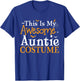 This Is My Awesome Auntie Costume Halloween Party Matching T-Shirt - T-Shirt | Royal